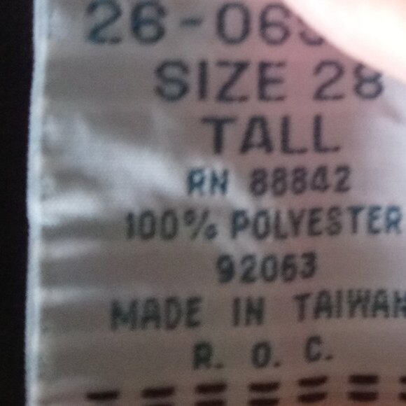 Only Necessities 28T Choco Brown Pull-On Pants Elastic Waist Band Tall Trousers - Picture 5 of 5